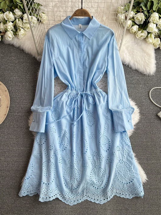Vestido Midi Ajustado con Mangas Farol - Efecto Silueta Esbelta - Image 26