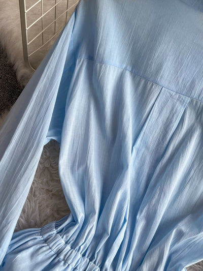Vestido Midi Ajustado con Mangas Farol - Efecto Silueta Esbelta - Image 27
