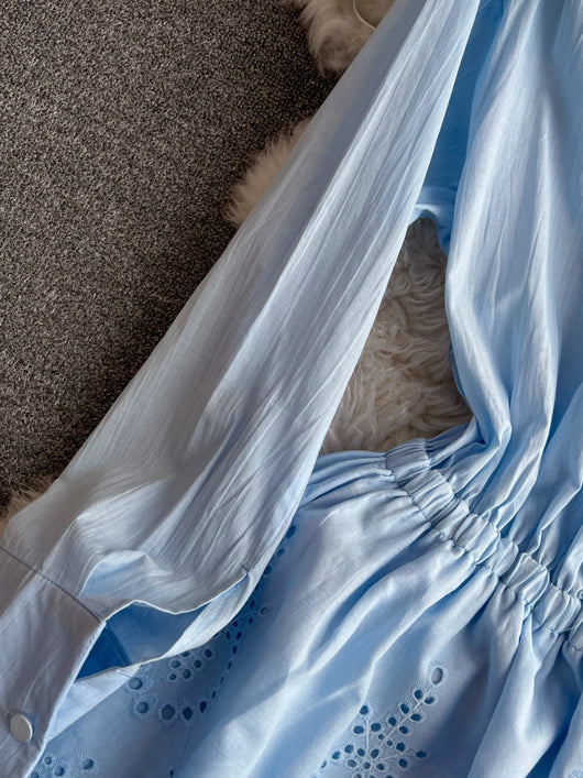 Vestido Midi Ajustado con Mangas Farol - Efecto Silueta Esbelta - Image 28