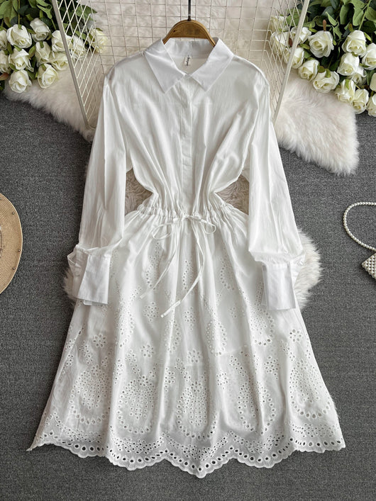 Vestido Midi Ajustado con Mangas Farol - Efecto Silueta Esbelta - Image 31