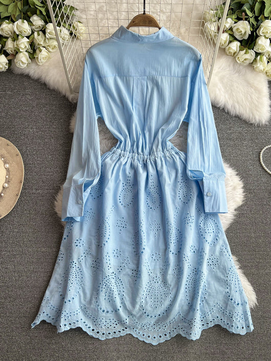 Vestido Midi Ajustado con Mangas Farol - Efecto Silueta Esbelta - Image 34