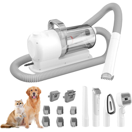 Máquina de Aseo Mascotas 3 en 1 con Succión y Tijeras - Sistema de Recolección de Polvo - Image 14