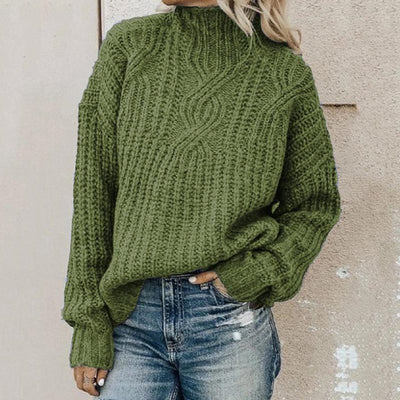 Suéter de Cuello Alto con Detalle Retorcido para Mujer - Image 12