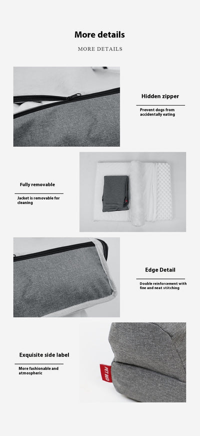 Caseta para Perro de Espuma Viscoelástica con Funda Impermeable Removible - Image 13