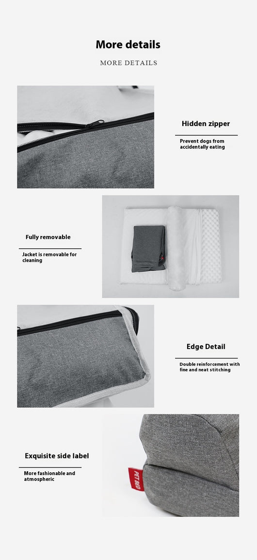 Caseta para Perro de Espuma Viscoelástica con Funda Impermeable Removible - Image 13