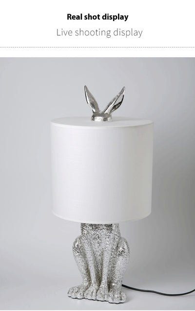 Lámpara de Mesa Conejo Diseño Nórdico Minimalista - Image 11