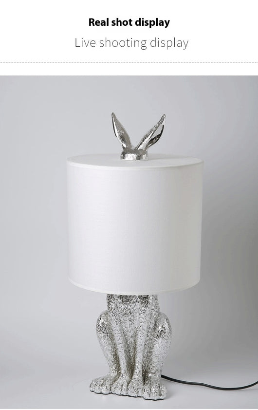 Lámpara de Mesa Conejo Diseño Nórdico Minimalista - Image 11