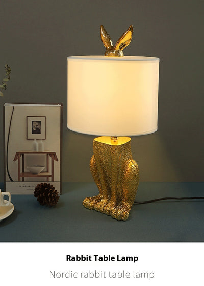 Lámpara de Mesa Conejo Diseño Nórdico Minimalista - Image 13