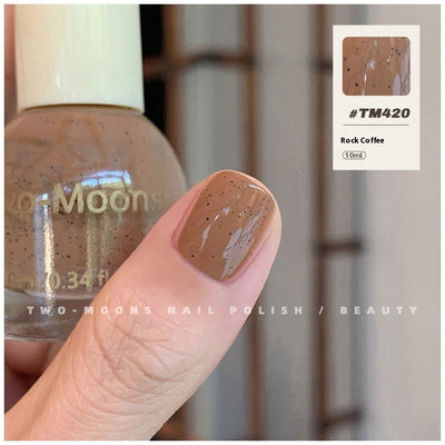 Esmalte de Uñas con Lentejuelas de Color Puro - Sin Horneado y Sin Desprendimiento - Image 42