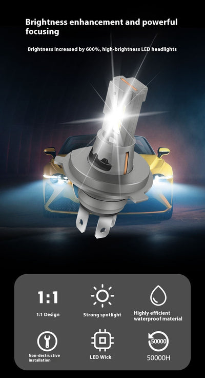 Faro LED H4 con Diseño Aerodinámico y Ventilación Integrada - Image 9