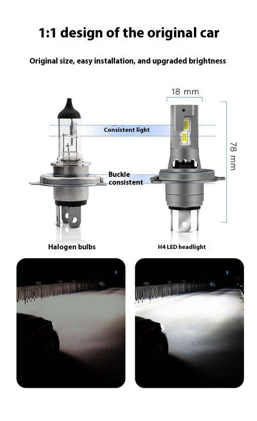 Faro LED H4 con Diseño Aerodinámico y Ventilación Integrada - Image 13