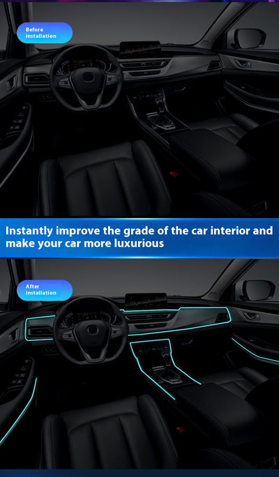 Luz Ambiental de Fibra Óptica Multicolor para Auto - Image 9