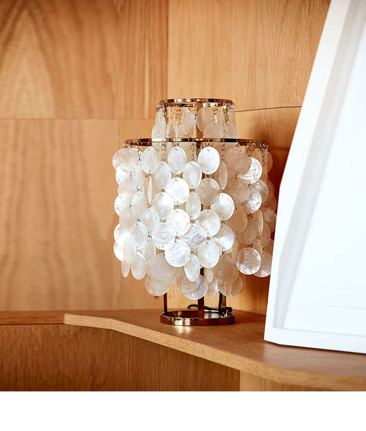 Lámpara de Mesita Decorativa con Diseño de Concha - Image 7