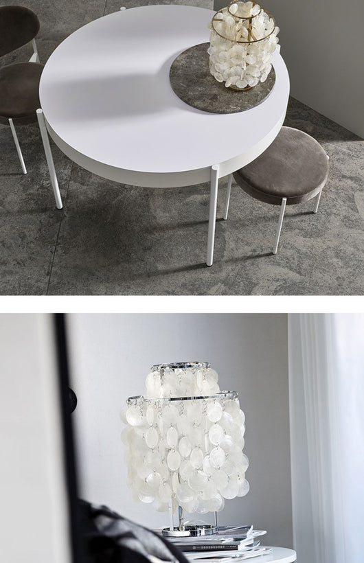 Lámpara de Mesita Decorativa con Diseño de Concha - Image 13