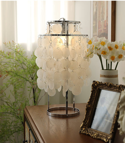 Lámpara de Mesita Decorativa con Diseño de Concha - Image 14