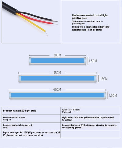 Luz Ambiental Dinámmica para Dirección de Motocicleta con Efecto Agua - Image 11