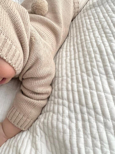 Suéter Tejido Infantil Forma Osito - Enterizo Acogedor para Bebés - Image 9