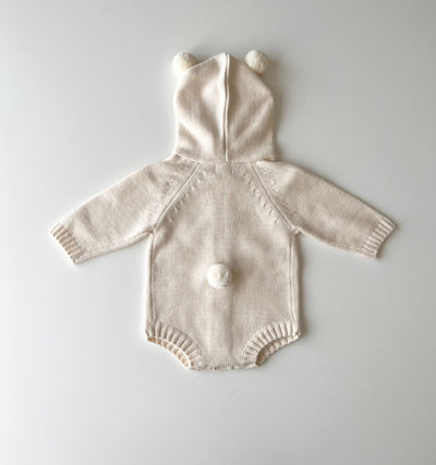 Suéter Tejido Infantil Forma Osito - Enterizo Acogedor para Bebés - Image 11