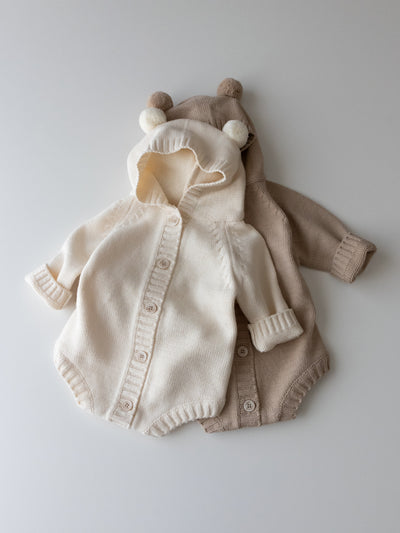 Suéter Tejido Infantil Forma Osito - Enterizo Acogedor para Bebés - Image 13