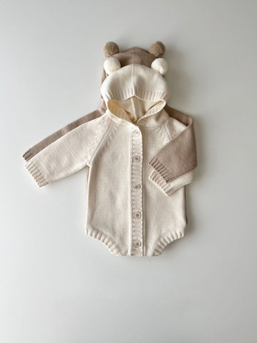 Suéter Tejido Infantil Forma Osito - Enterizo Acogedor para Bebés - Image 15