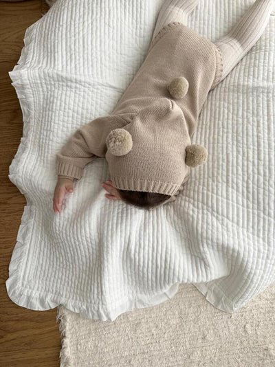 Suéter Tejido Infantil Forma Osito - Enterizo Acogedor para Bebés - Image 16