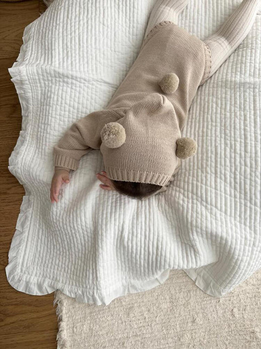 Suéter Tejido Infantil Forma Osito - Enterizo Acogedor para Bebés - Image 16