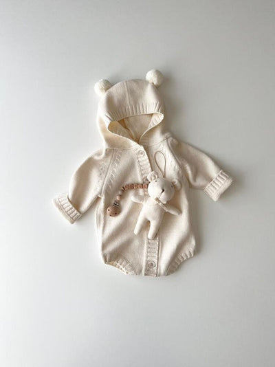 Suéter Tejido Infantil Forma Osito - Enterizo Acogedor para Bebés - Image 21