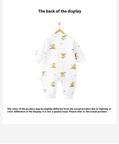 Pijama Enterizo de Algodón Puro sin Costuras para Bebé 0-6 Meses - Image 9