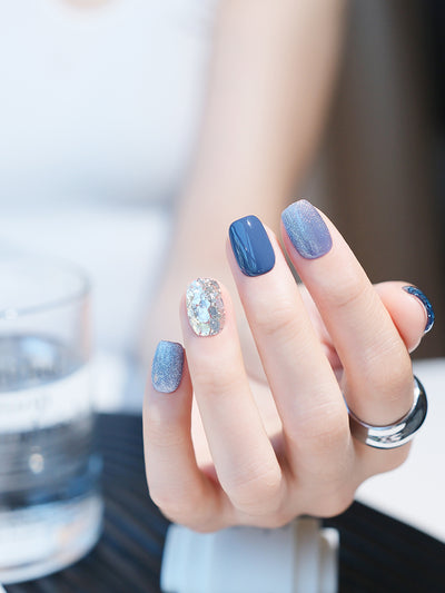 Pegatinas de Uñas Efecto Armadura - Diseño Minimalista y Elegante - Image 18