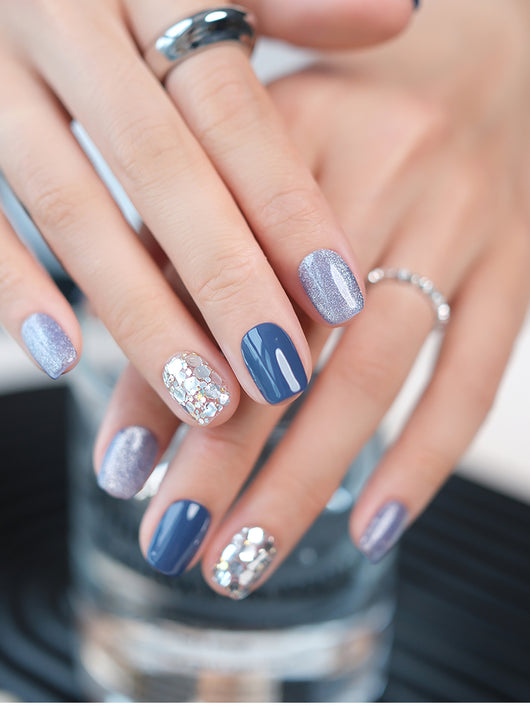 Pegatinas de Uñas Efecto Armadura - Diseño Minimalista y Elegante - Image 19