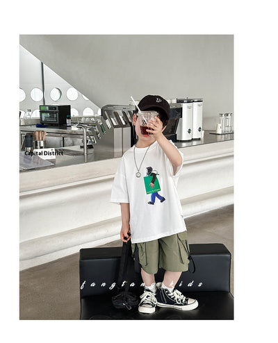 Shorts de Trabajo Verano Cómodos para Niños - Image 9