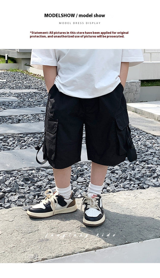 Shorts de Trabajo Verano Cómodos para Niños - Image 11