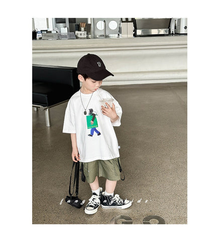 Shorts de Trabajo Verano Cómodos para Niños - Image 17