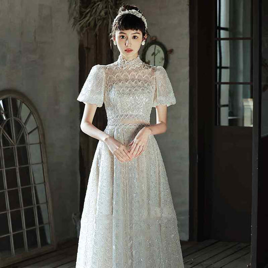 Vestido Vintage Elegante para Novia y Compromisos - Image 15