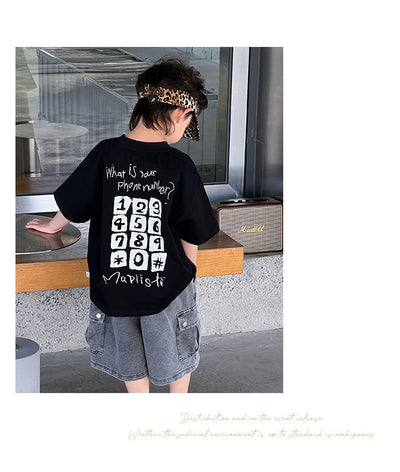 Playera Infantil Back Number Manga Corta - Image 11