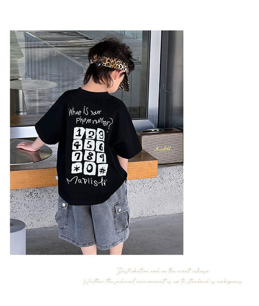 Playera Infantil Back Number Manga Corta - Image 11