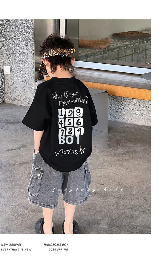Playera Infantil Back Number Manga Corta - Image 15
