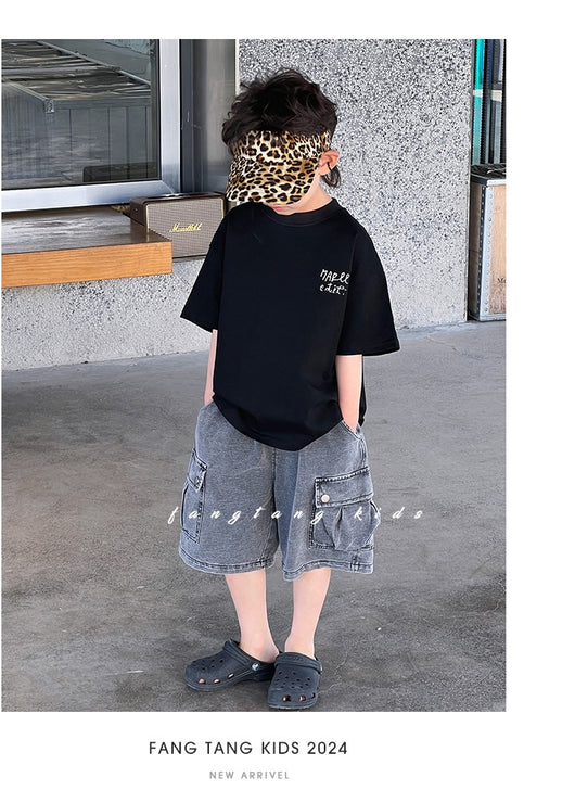 Playera Infantil Back Number Manga Corta - Image 16
