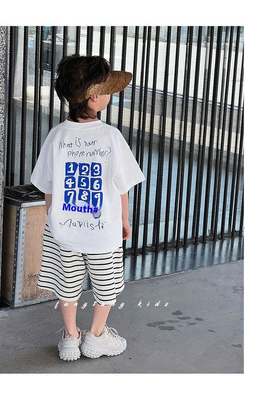 Playera Infantil Back Number Manga Corta - Image 18