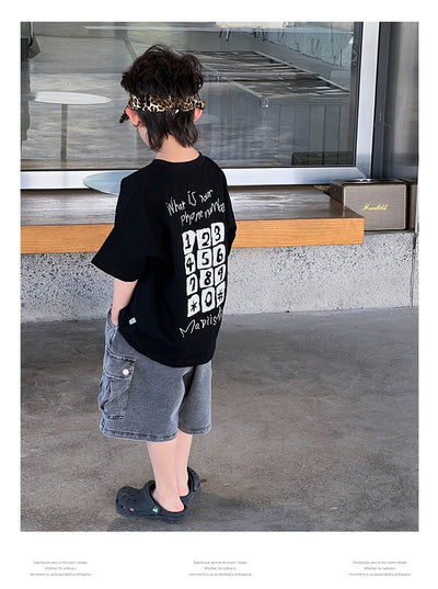 Playera Infantil Back Number Manga Corta - Image 21