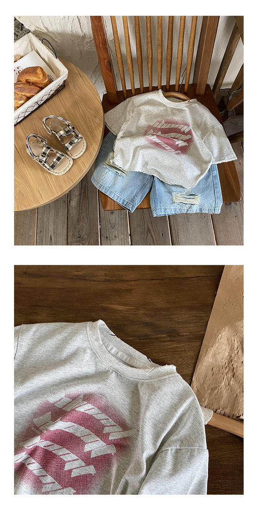 Camiseta Infantil de Manga Corta para Verano - Image 17