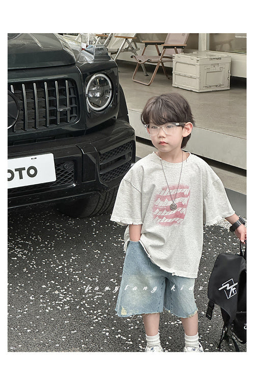 Camiseta Infantil de Manga Corta para Verano - Image 18
