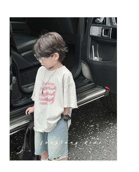 Camiseta Infantil de Manga Corta para Verano - Image 19