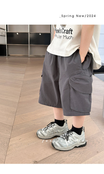 Shorts Casuales Sueltos para Niños - Comodidad y Estilo - Image 19