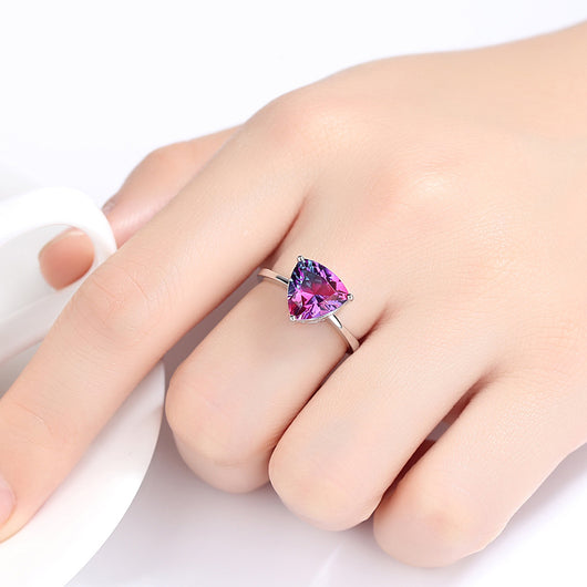 Anillo de Plata 925 con Piedra Arcoíris - Joya Elegante - Image 11
