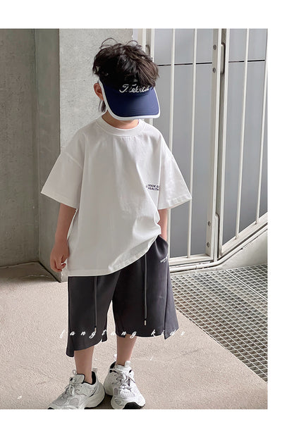 Remera Infantil Estampada con Letras - Manga Corta para Verano - Image 11