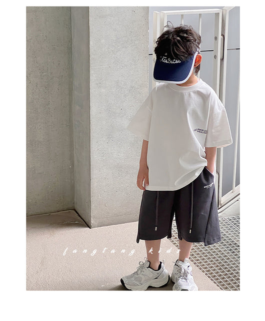 Remera Infantil Estampada con Letras - Manga Corta para Verano - Image 13