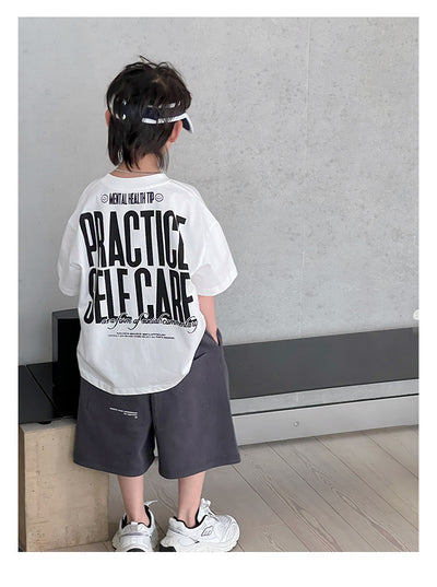 Remera Infantil Estampada con Letras - Manga Corta para Verano - Image 15