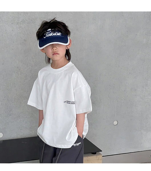 Remera Infantil Estampada con Letras - Manga Corta para Verano - Image 21