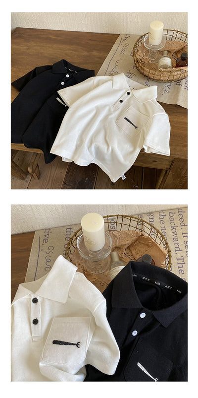 Playera Infantil y Juvenil Estilo Coreano para Niños - Image 10